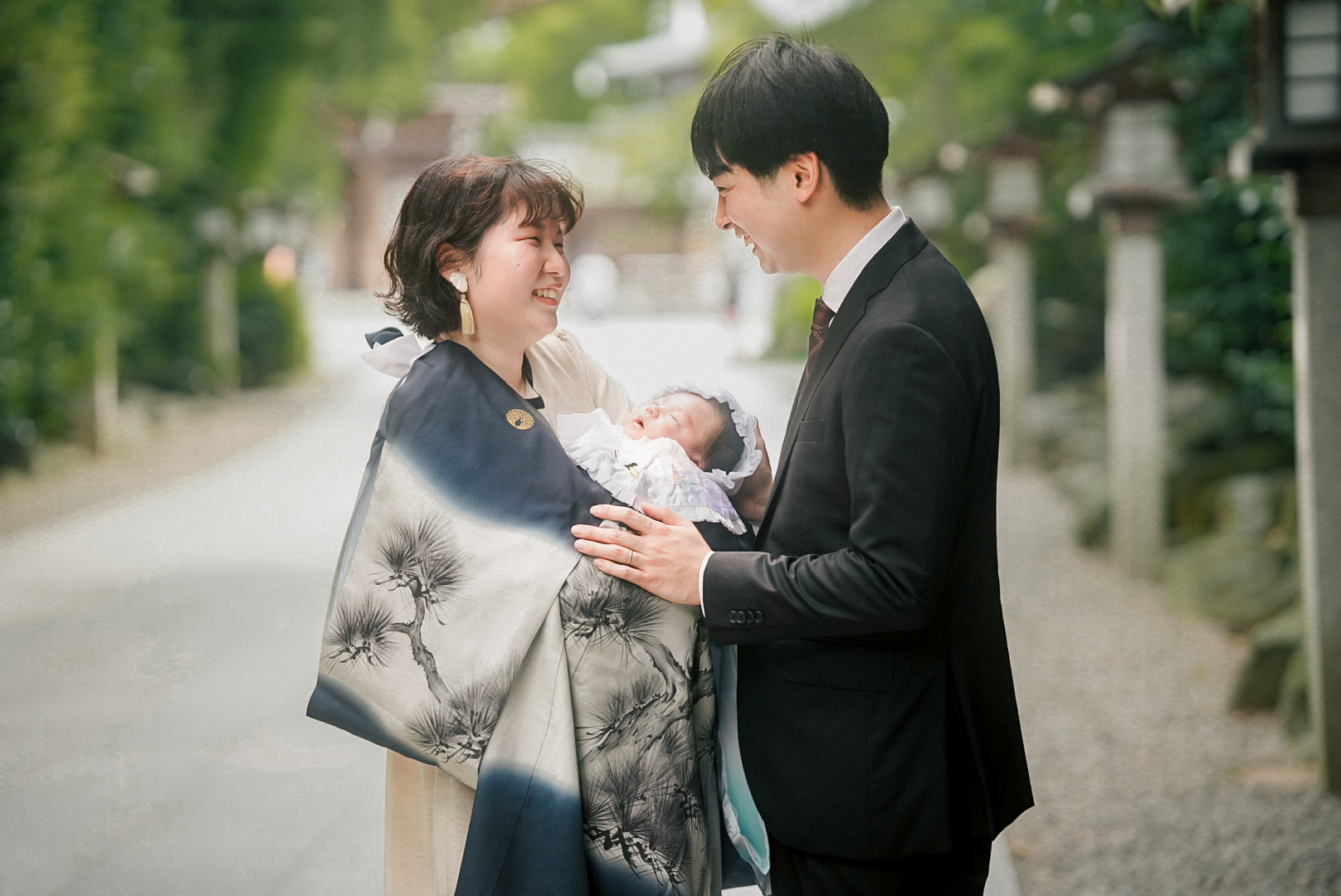 寒川神社初宮参り写真